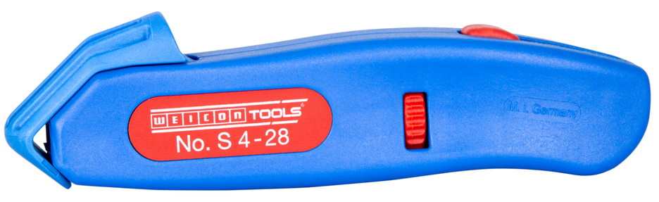 Cable Stripper No. S 4 - 28 | Sepenuhnya ergonomis & terisolasi sepenuhnya I jangkauan kerja 4 - 28 mm Ø