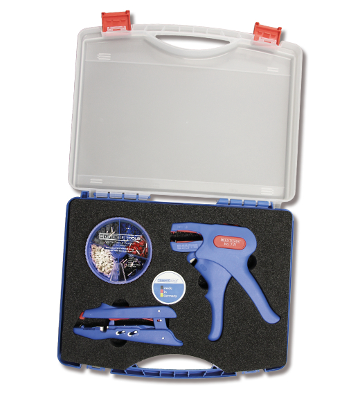 Crimp Set Pro | untuk pengupasan dan crimping termasuk. ferrules ujung kawat