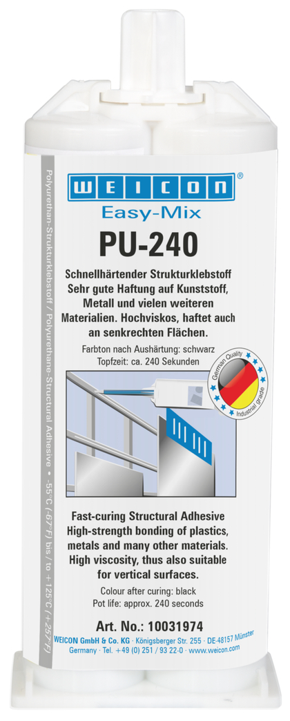 Easy-Mix PU-240 Polyurethane Adhesive | perekat poliuretan, kekuatan tinggi, masa pakai pot sekitar 240 detik