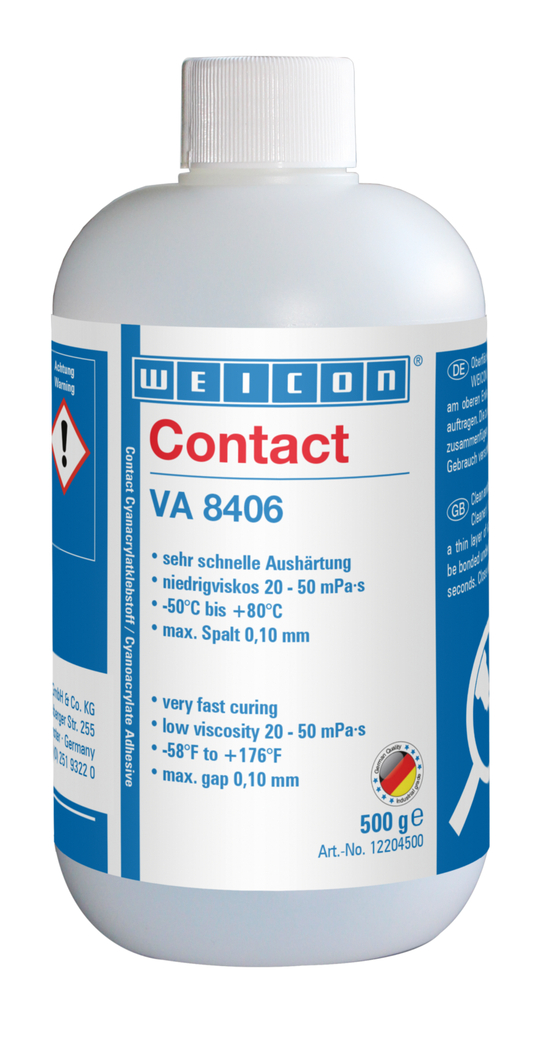 WEICON VA 8406 Cyanoacrylate
Adhesive | perekat instan untuk pemasangan dan pengikatan yang cepat